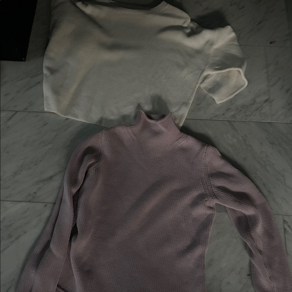 Woman’s Cotton Eddie Bauer Sweater , light pink/mauve color - Picture 5 of 7